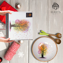 Load image into Gallery viewer, Wooden Salad Bowl Set with Servers - Large 12 Inch Serving Bowl for Soups, Fruit, Pasta and Mixed Salads - 'BUTTERFLY'